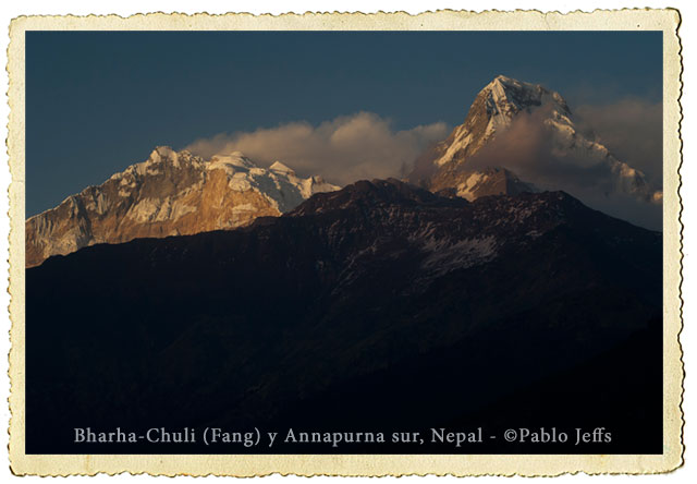 Bharha-Chuli (Fang) y Annapurna sur, Nepal